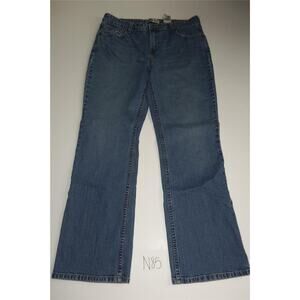 Levis Signature Blue Jeans Size 14 Med Mid Rise Womens -0913N85